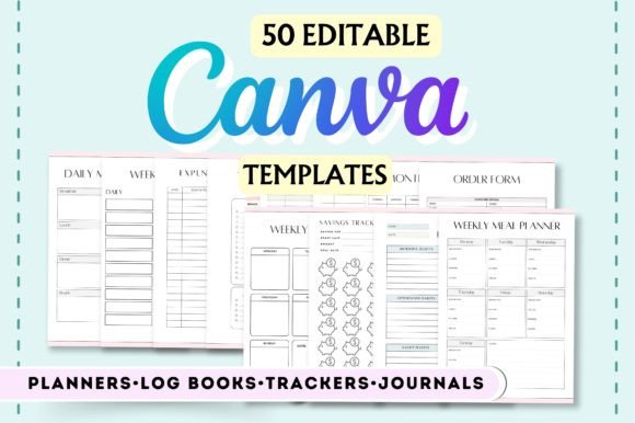 50 Editable Canva Templates: Your KDP Interior Design Kit