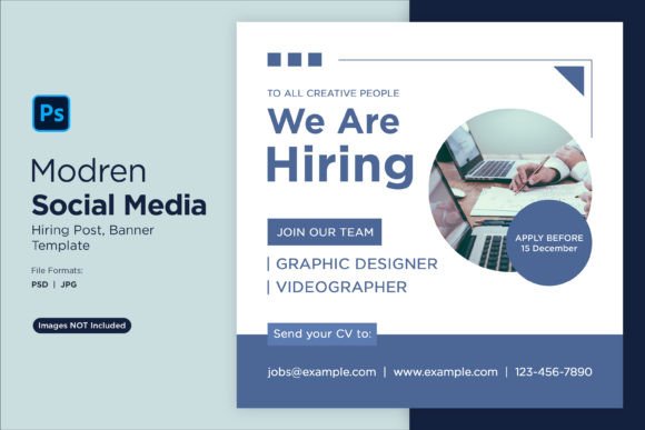 Attract Top Talent with We Are Hiring Social Media Post 46