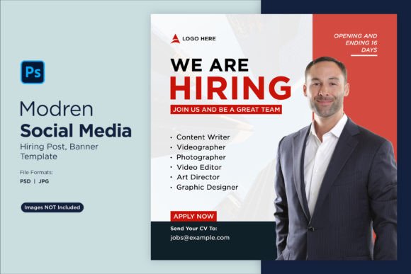 Attract Top Talent with We Are Hiring Social Media Post 97