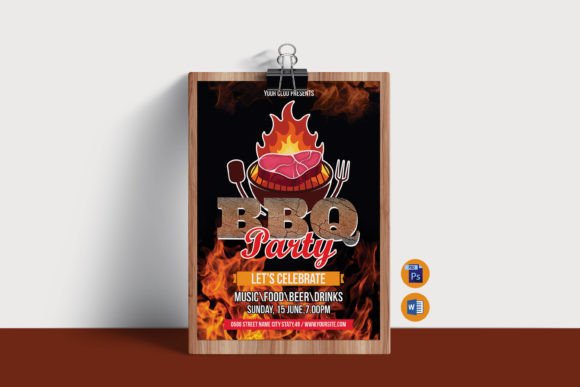 BBQ Party Flyer Template: Your Go-To for Summer Invitations