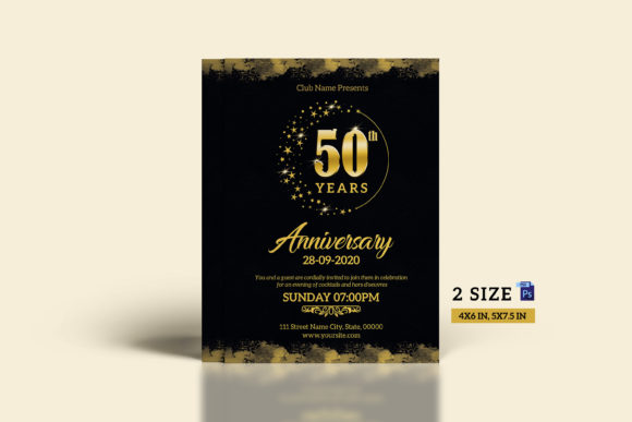 Celebrate in Style with This Anniversary Flyer Design