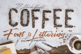 Elevate Your Brand with Coffee Beans Font & Lettering