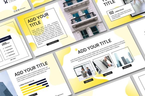 Elevate Your Brand with Yellow Powerpoint Presentation