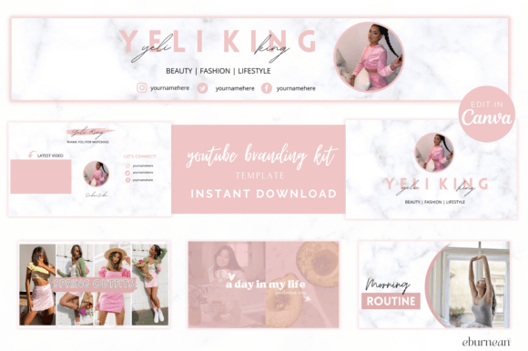 Elevate Your Channel with a Beauty Blogger Branding Kit