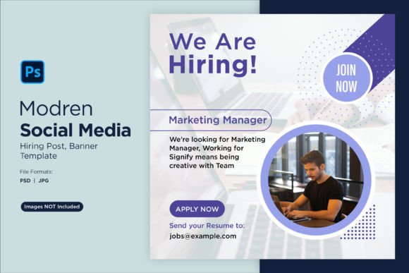 Elevate Your Recruitment with We Are Hiring Social Media Post 57