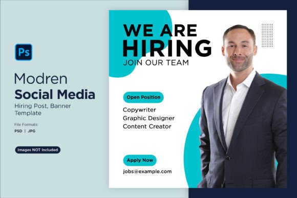 Elevate Your Recruitment with We Are Hiring Social Media Post 63