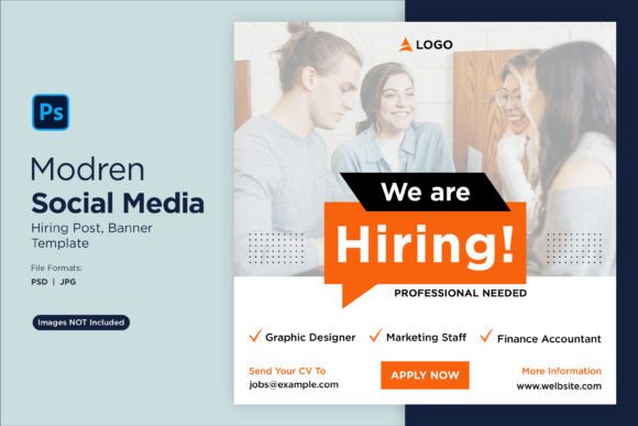 Master Your Hiring Campaign with This Social Media Template