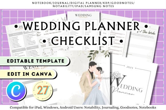 Master Your Wedding Timeline with These Canva Templates