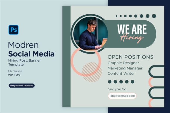 Modern Recruitment: We Are Hiring Social Media Post 49