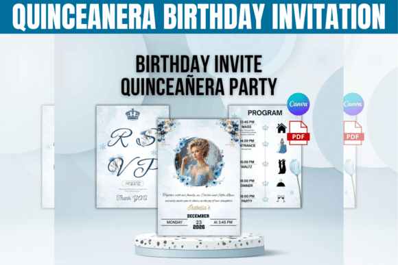 Quinceañera Birthday Invitation Template: A Modern Digital Approach