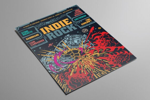 Space Bear Illustrated: Your Next Concert Poster Secret Weapon