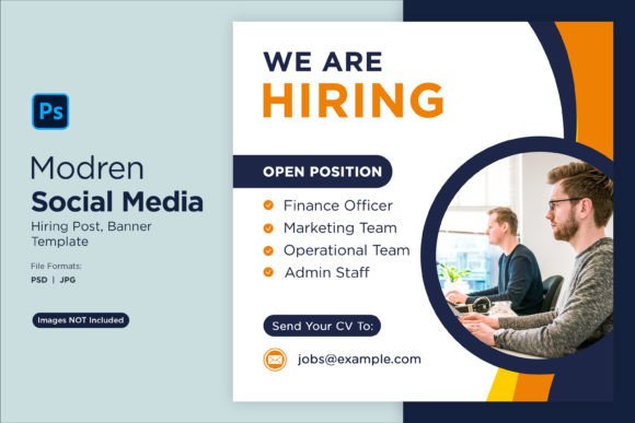 Streamline Your Hiring with We Are Hiring Social Media Post 77