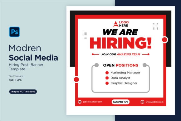 We Are Hiring Social Media Post 98: A Designer's Template Guide