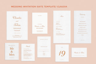 Wedding Invitation Suite Claudia: A Minimalist Design